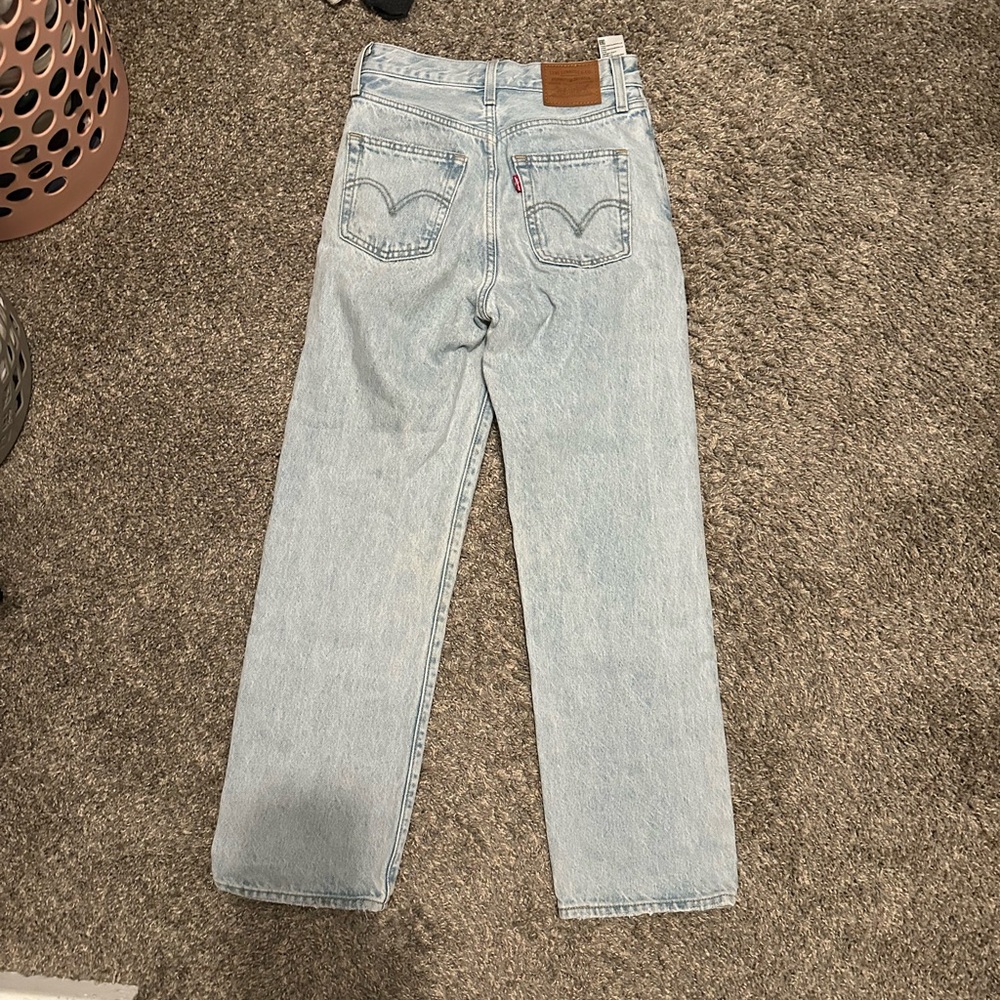 Levis ribcage straight jeans